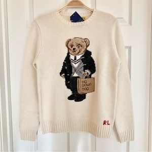 Ralph Lauren | Sweaters | Polo Bear Sweater Bloomingdales 5th Anniversary  Cream Ivory | Poshmark